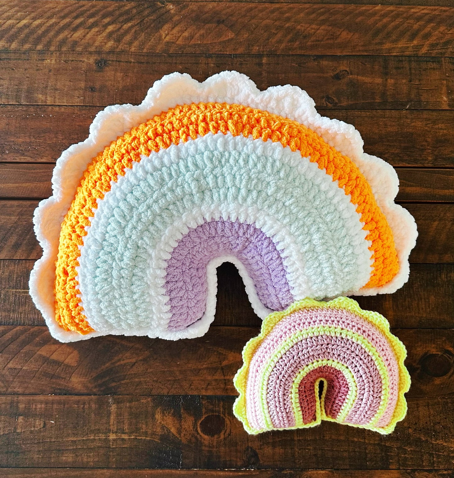 Mini Rainbow Pillow